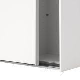 Guardaroba con appendiabiti bianco 118x200h cm - Elen