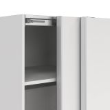 Guardaroba con appendiabiti bianco 118x200h cm - Elen