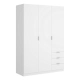 Guardaroba con appendiabiti bianco 121x184h cm - Astru