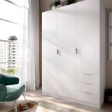 Guardaroba con appendiabiti bianco 121x184h cm - Astru