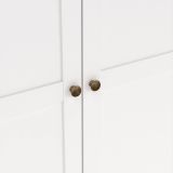 Guardaroba con appendiabiti bianco 138x200h cm - Dolor