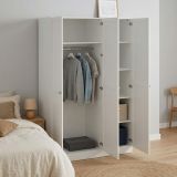 Guardaroba con appendiabiti bianco 147x200h cm - Gener