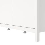 Guardaroba con appendiabiti bianco 150x199h cm - Conti
