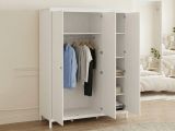 Guardaroba con appendiabiti bianco 150x199h cm - Conti