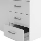 Guardaroba con appendiabiti bianco lucido 115x200h cm - Aquilone
