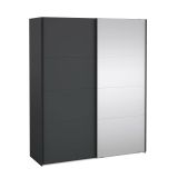 Guardaroba con appendiabiti grigio 178x220h cm - Malakas