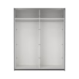 Guardaroba con appendiabiti grigio 178x220h cm - Malakas