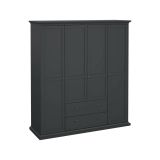 Guardaroba con appendiabiti grigio 181x200h cm - Amarena