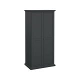 Guardaroba con appendiabiti grigio 96x200h cm - Albiolo
