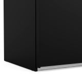 Guardaroba con appendiabiti nero 242x220h cm - Badesse