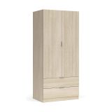 Guardaroba con appendiabiti quercia 81x180h cm - Appadu