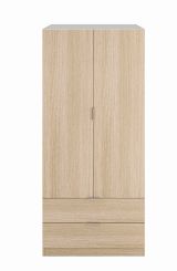 Guardaroba con appendiabiti quercia 81x180h cm - Appadu