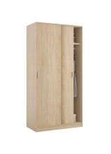 Guardaroba con appendiabiti rovere 100x200h cm - Alt