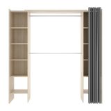 Guardaroba con appendiabiti rovere 160x205h cm - Arim