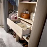 Guardaroba con appendiabiti rovere 160x205h cm - Arim