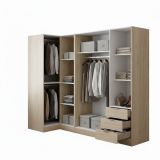 Guardaroba con appendiabiti rovere 213x184h cm - Atena