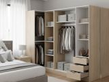 Guardaroba con appendiabiti rovere 213x184h cm - Atena