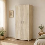 Guardaroba con appendiabiti rovere 74x179h cm - Malvito