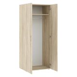 Guardaroba con appendiabiti rovere 74x179h cm - Malvito