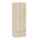 Guardaroba con appendiabiti rovere 74x214h cm - Buriasco
