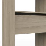 Guardaroba con appendiabiti rovere e bianco opaco 167x191h cm - Serpentina