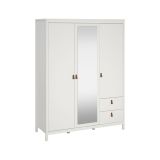 Guardaroba con cassetti bianco 150x199h cm - Rufina