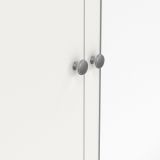Guardaroba con cassetti bianco 150x199h cm - Rufina