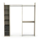 Guardaroba con cassetti rovere 199x218h cm - Battuda