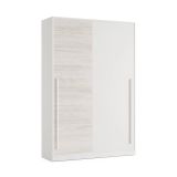 Guardaroba con ripiani regolabili bianco anticato 120x200h cm - Aristode