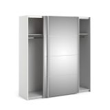 Guardaroba con specchio bianco 182x201h cm - Bema