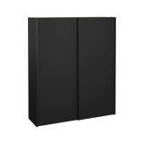Guardaroba con specchio nero 182x220h cm - Taxus