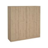 Guardaroba grande 4 ante rovere 195x200h cm - Presidenti