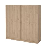 Guardaroba grande 4 ante rovere 195x200h cm - Presidenti