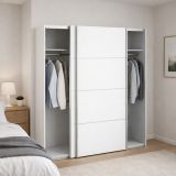 Guardaroba grande bianco 182x201h cm - Attilio