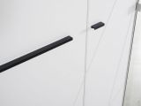 Guardaroba Grande Bianco Opaco Trasparente Appendiabiti 6 Ripiani 223.5x206h cm, 9 Vani - Martano