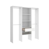 Guardaroba grande classico bianco 160x187h cm - Castries