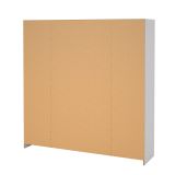 Guardaroba grande con appendiabiti bianco 195x200h cm - Epipola