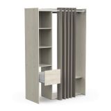 Guardaroba grande con appendiabiti rovere 119x183h cm - Elettori