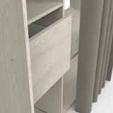 Guardaroba grande con appendiabiti rovere 119x183h cm - Elettori