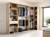 Guardaroba grande con appendiabiti rovere 248x187h cm - Florita