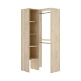 Guardaroba grande con appendiabiti rovere 79x185h cm - Arpagone