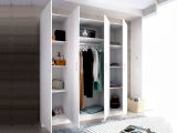 Guardaroba grande con ripiani regolabili bianco 200x215h cm - Persefone