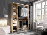 Guardaroba grande con ripiani regolabili rovere 180x205h cm - Olaf
