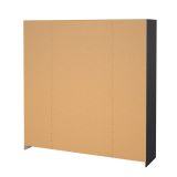 Guardaroba grande in legno grigio 195x200h cm - Epipola