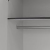 Guardaroba grande in legno grigio 195x200h cm - Epipola