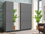 Guardaroba Grande Nero Antracite Trasparente Appendiabiti 8 Ripiani 236.5x210h cm, Apertura Scorrevole - Sorgono