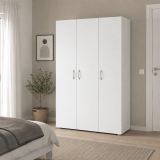 Guardaroba in legno bianco 110x179h cm - Pettineo
