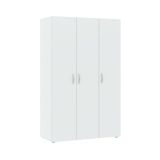 Guardaroba in legno bianco 110x179h cm - Pettineo