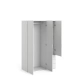 Guardaroba in legno bianco 115x175h cm - Arley