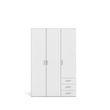 Guardaroba in legno bianco 115x175h cm - Arley